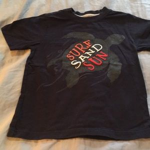 Turtle T-shirt with embroidery accents